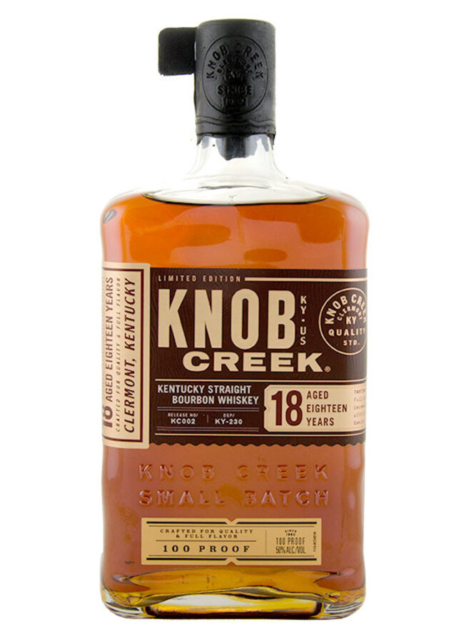 Knob Creek 18yr. Bourbon Whiskey 100pf.