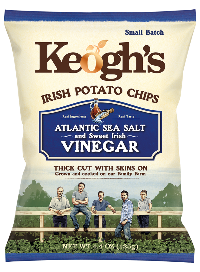 Keogh's Irish Potato Chips Sea Salt and Sweet Irish Vinegar