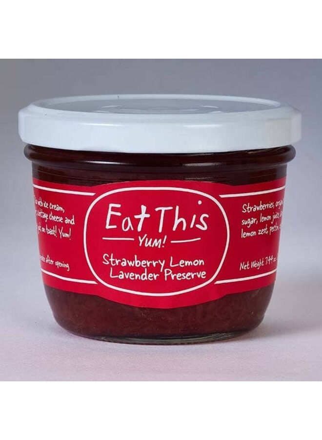 Eat This Yum Strawberry Lemon Lavender Preserve