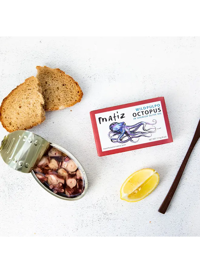 Matiz Wild  Caught Spanish Pulpo (Octopus) in Olive Oil