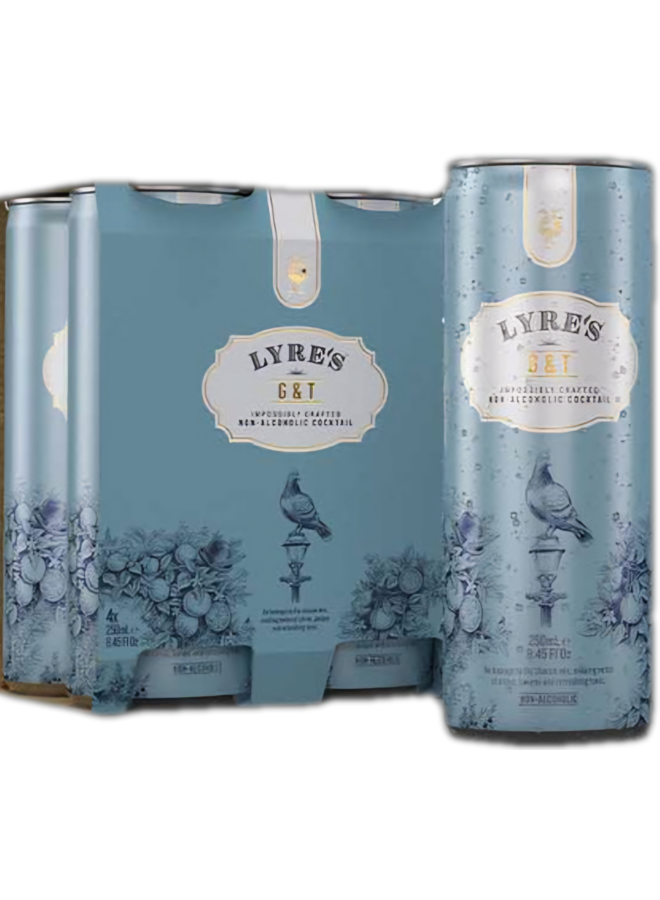 Lyre's Gin & Tonic NA 4pk