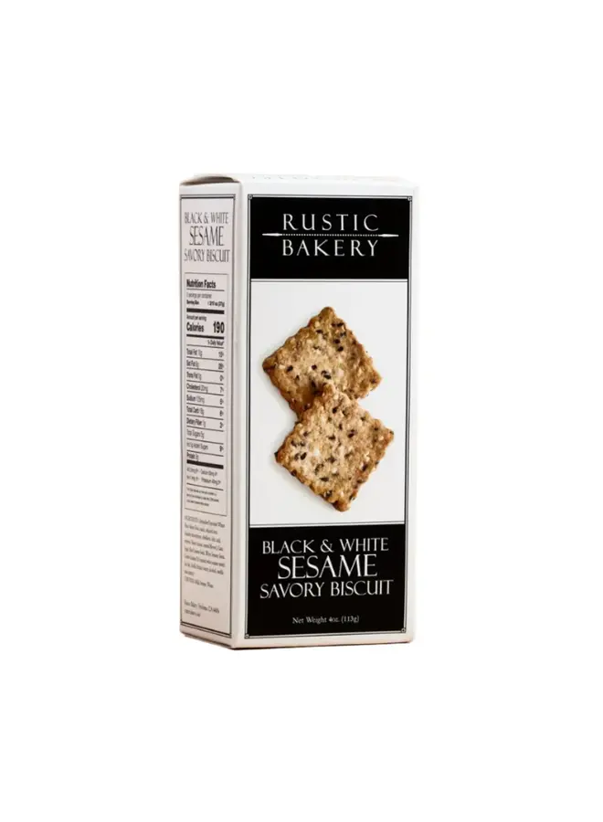 Rustic Bakery Black/White Sesame Biscuits