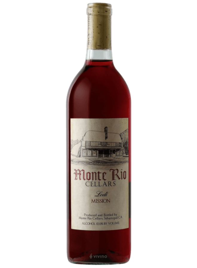 2023 Monte  Rio Mission Lodi 750ML