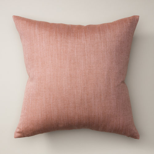 Bea Linen Burnt Rose Pillow Cover