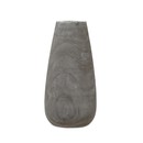 Grey Paulownia Wood Vase