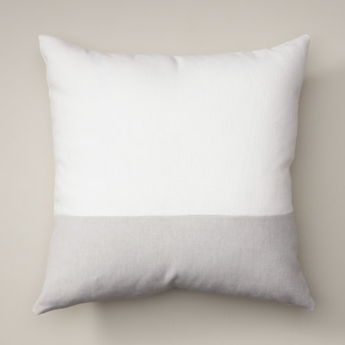 Alpine Angora Dip Color Block Pillow Cover