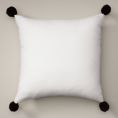Alpine Angora PomPom Pillow Cover