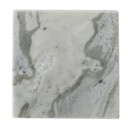 Square Gray Marble Coasters, Set of 4