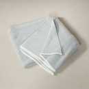 Herringbone Eco-Throw Blanket Aluminum