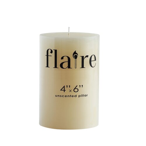 White Pillar Candle