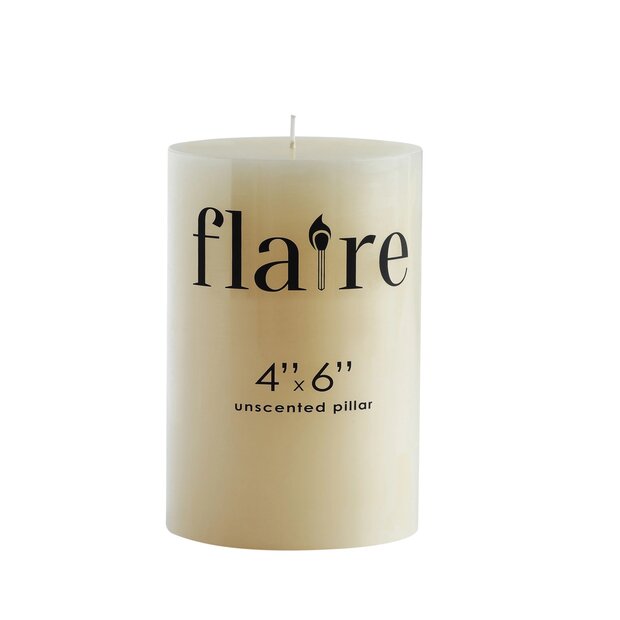 White Pillar Candle
