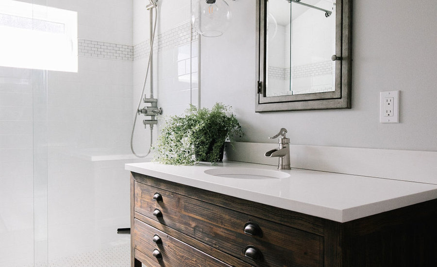 Industrial Rustic Loft Bathroom