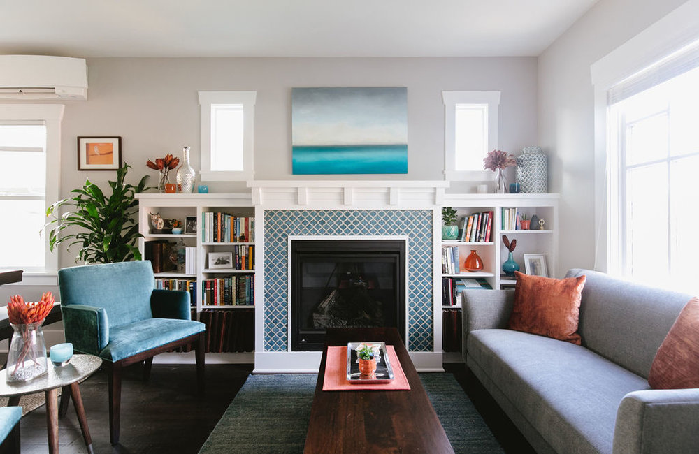 Vibrant, Colorful Great Room