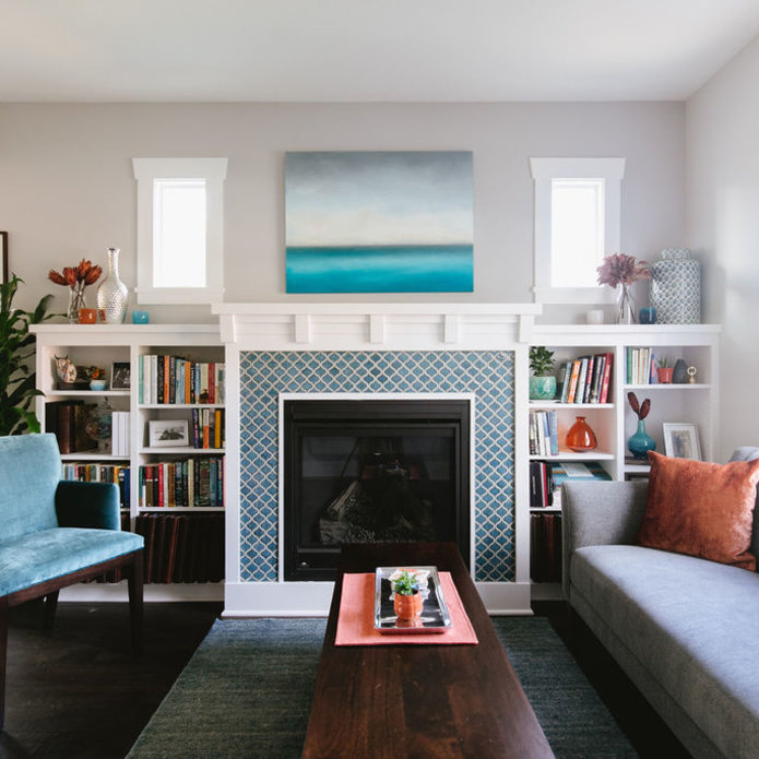 Vibrant, Colorful Great Room 