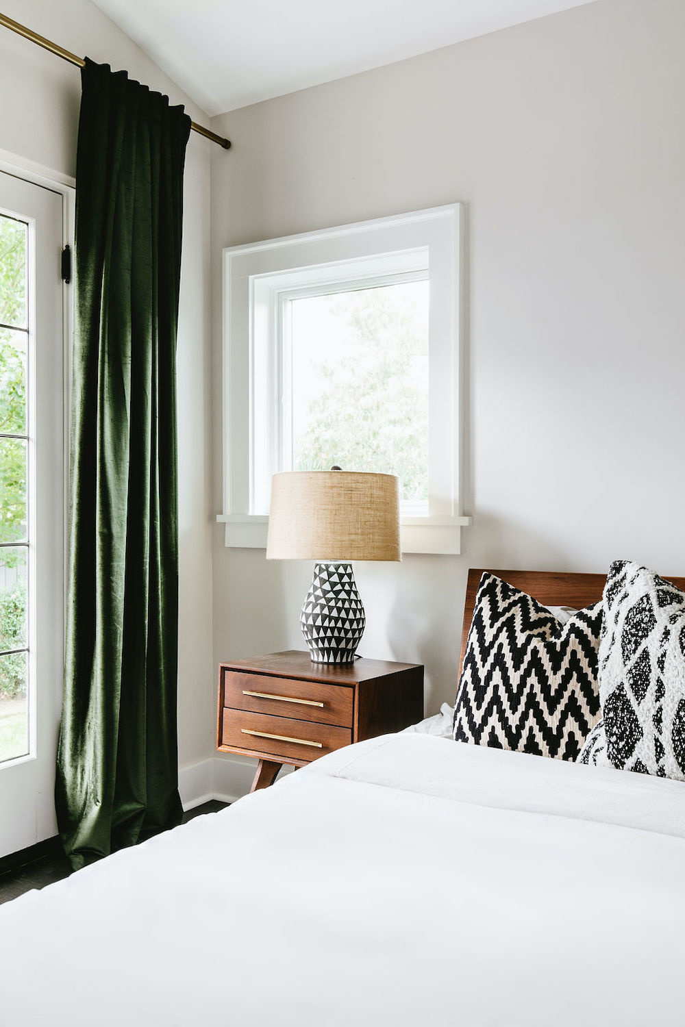 Mid Century Glam Bedroom by The Phinery - The Phinery