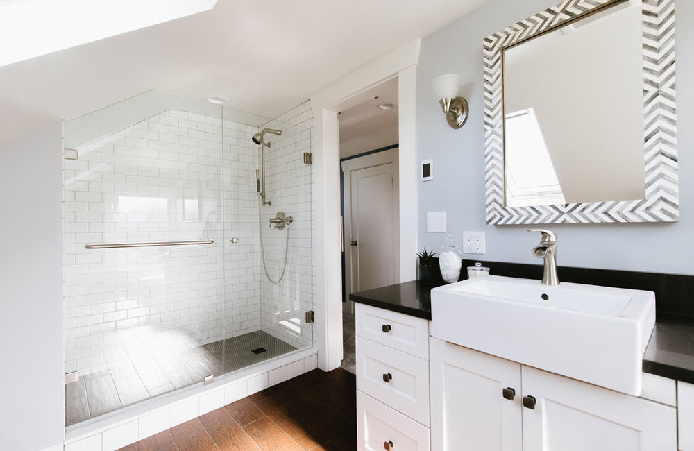 Attic Bathroom Suite Remodel 