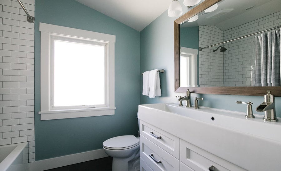 Craftsman Contemporary Kids Bathroom