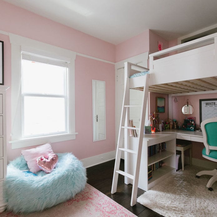 Pink & Teal Girls Bedroom Suite