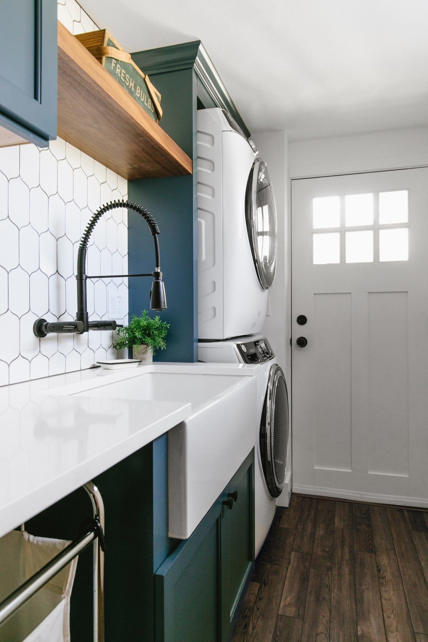 Reimagined Laundry Spaces include Custom Cabinetry