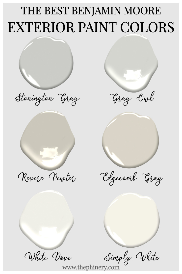 6 Shades of Grey! (Paint Colors, That Is!) Benjamin Moore