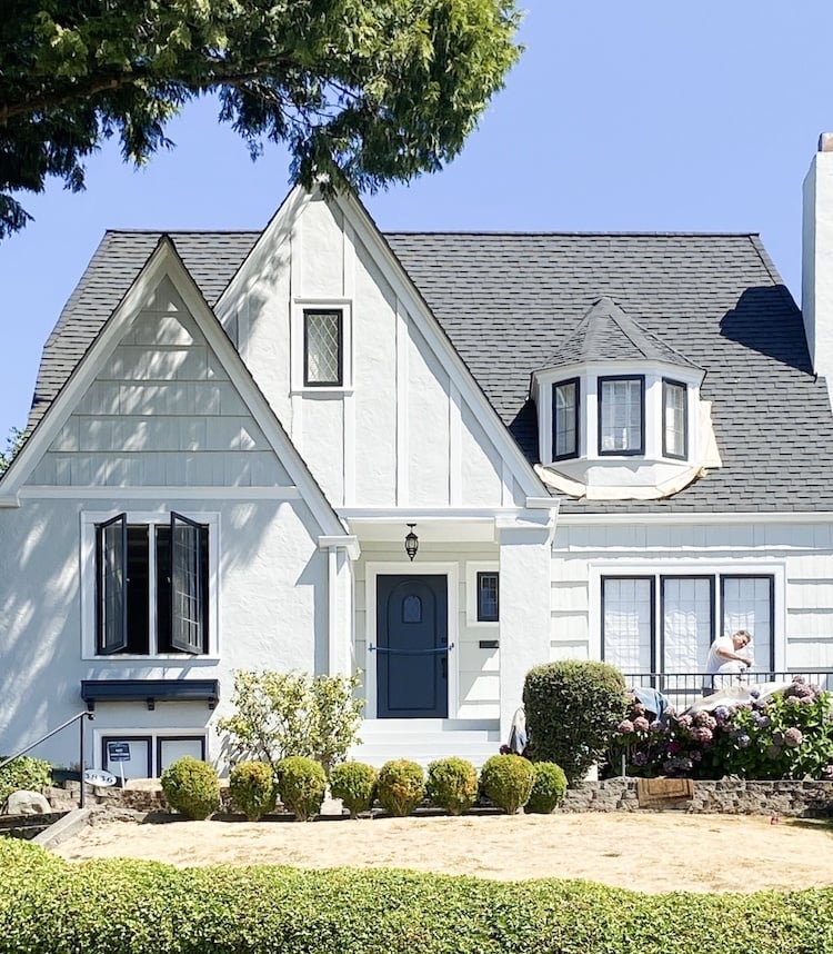 tudor home paint colors exterior