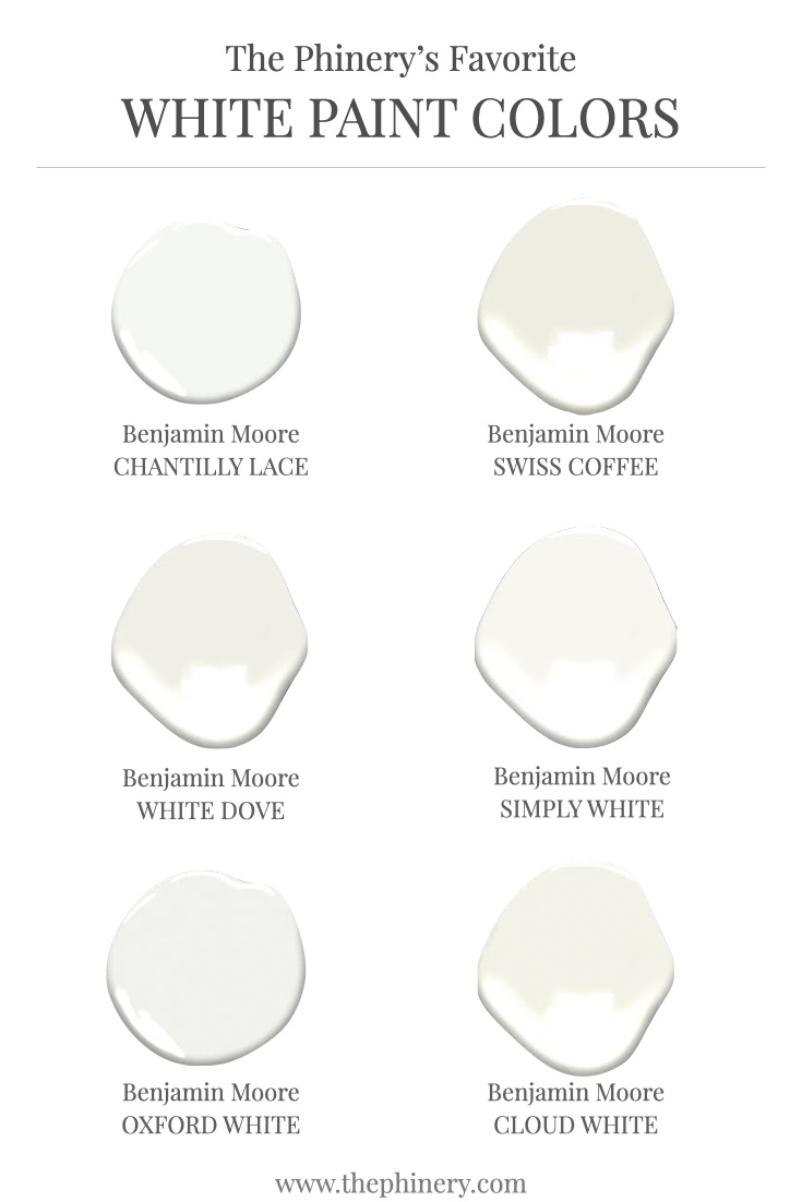 Phinery Favorite White Paint Colors 