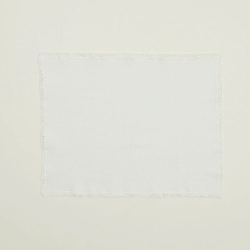 Essential Cotton Placemats - Ivory, Set of 4