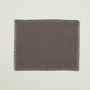 Essential Cotton Placemats - Dark Gray, Set of 4