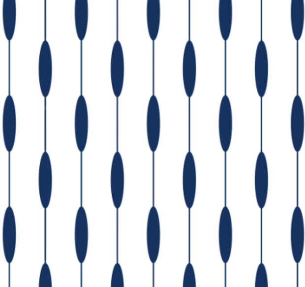 Bowline, Navy - Wallpaper Sample