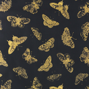Burnell Butterfly, Black - Wallpaper Sample