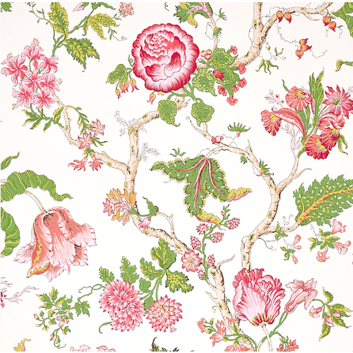 Josephine, Pink - Wallpaper Sample