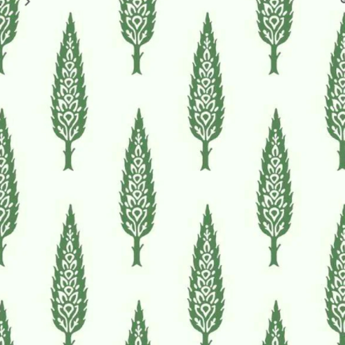 Juniper Tree, Green - Wallpaper Sample