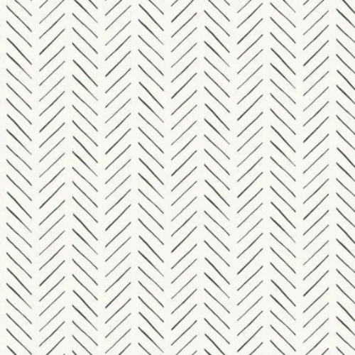 Pick-Up Sticks, Black/White - Wallpaper Sample