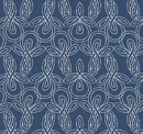 Knots, Blue - Wallpaper Roll