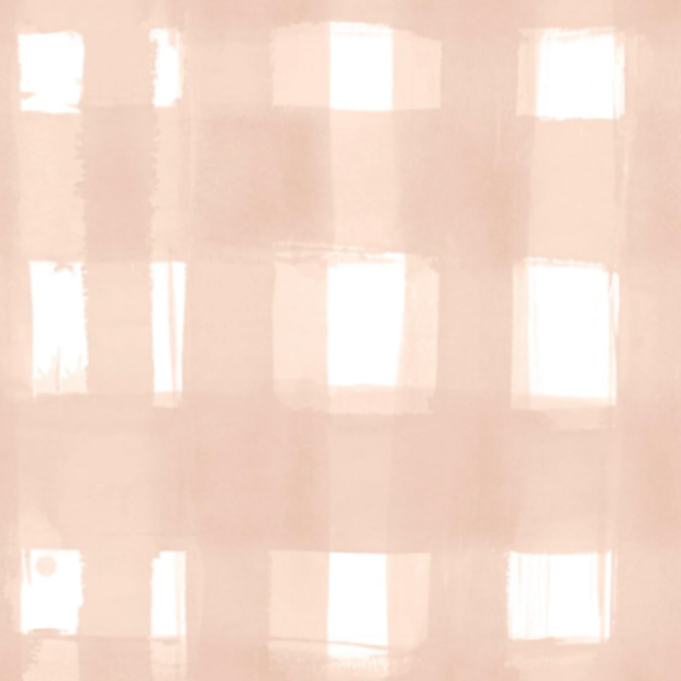 Big Party Plaid, Blush - Wallpaper Sample