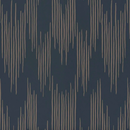 Ikat, Midnight Blue - Wallpaper Roll