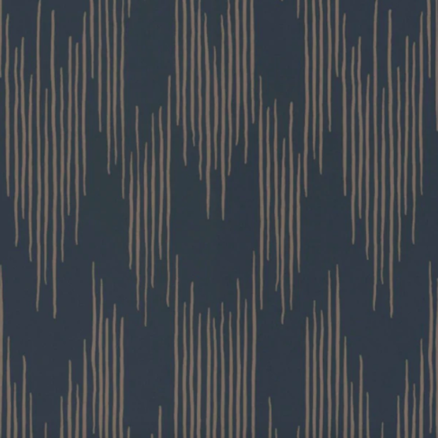 Ikat, Midnight Blue - Wallpaper Sample