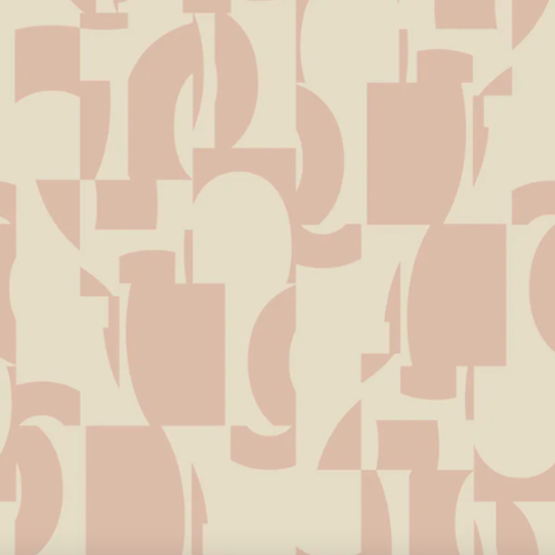 Proclivity, Blush/Beige - Wallpaper Roll