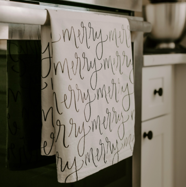 Merry Tea Towel