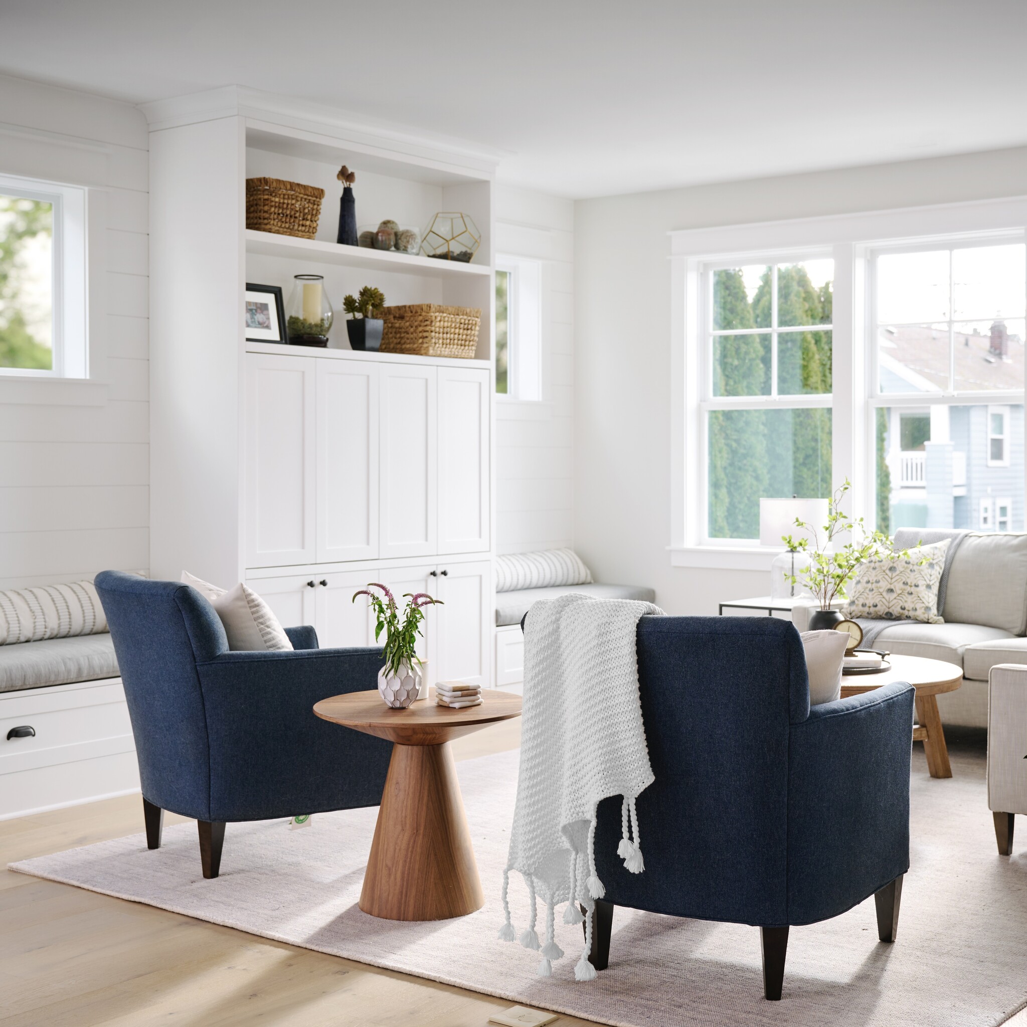 Light + Bright Living Room Remodel - The Phinery