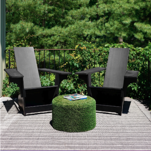 Ronnie Rug, Black 8'6"x11'6"