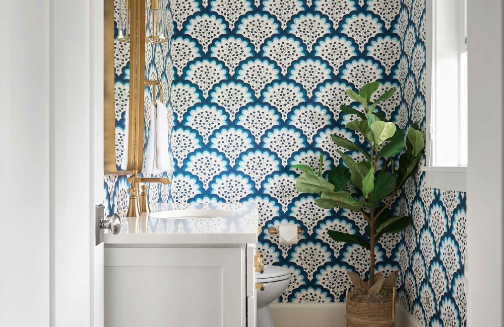 Floral Powder Bathroom