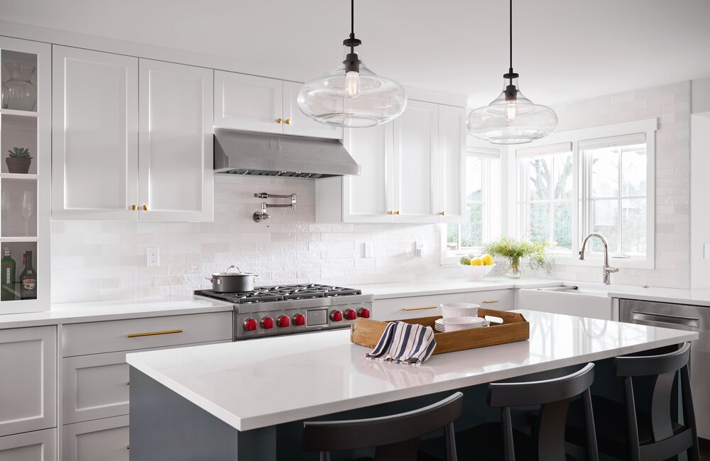 Phinney Ridge White Transitional Kitchen