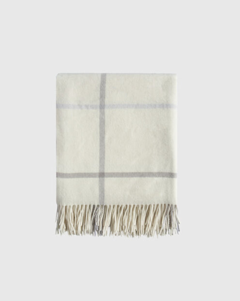 Mongolian Cashmere Plaid Throw