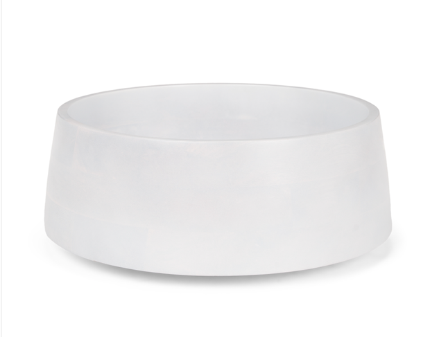 Kadara White Decorative Wood Bowl