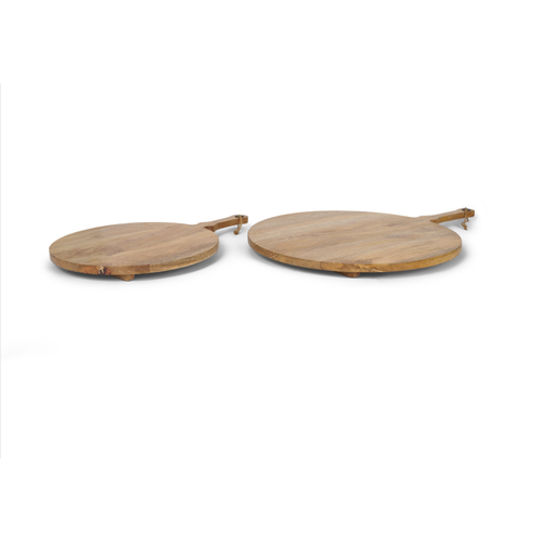 Karana Wood Round Serving Board