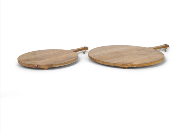 Karana Wood Round Serving Board