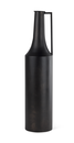 Large Black Iron Flower Vase