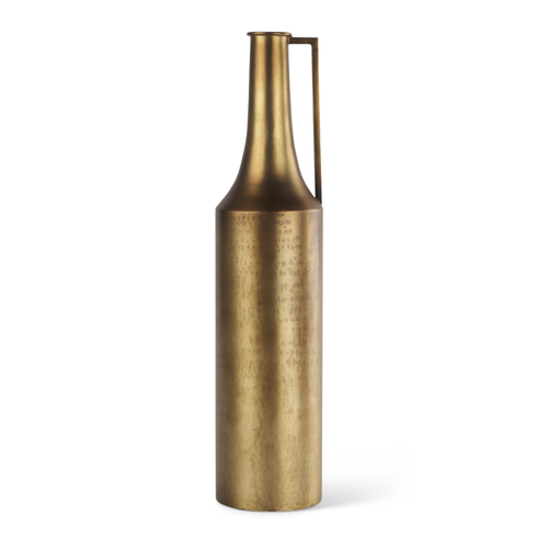 Large Gold Iron Flower Vase