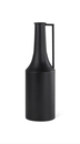 Medium Black Iron Flower Vase